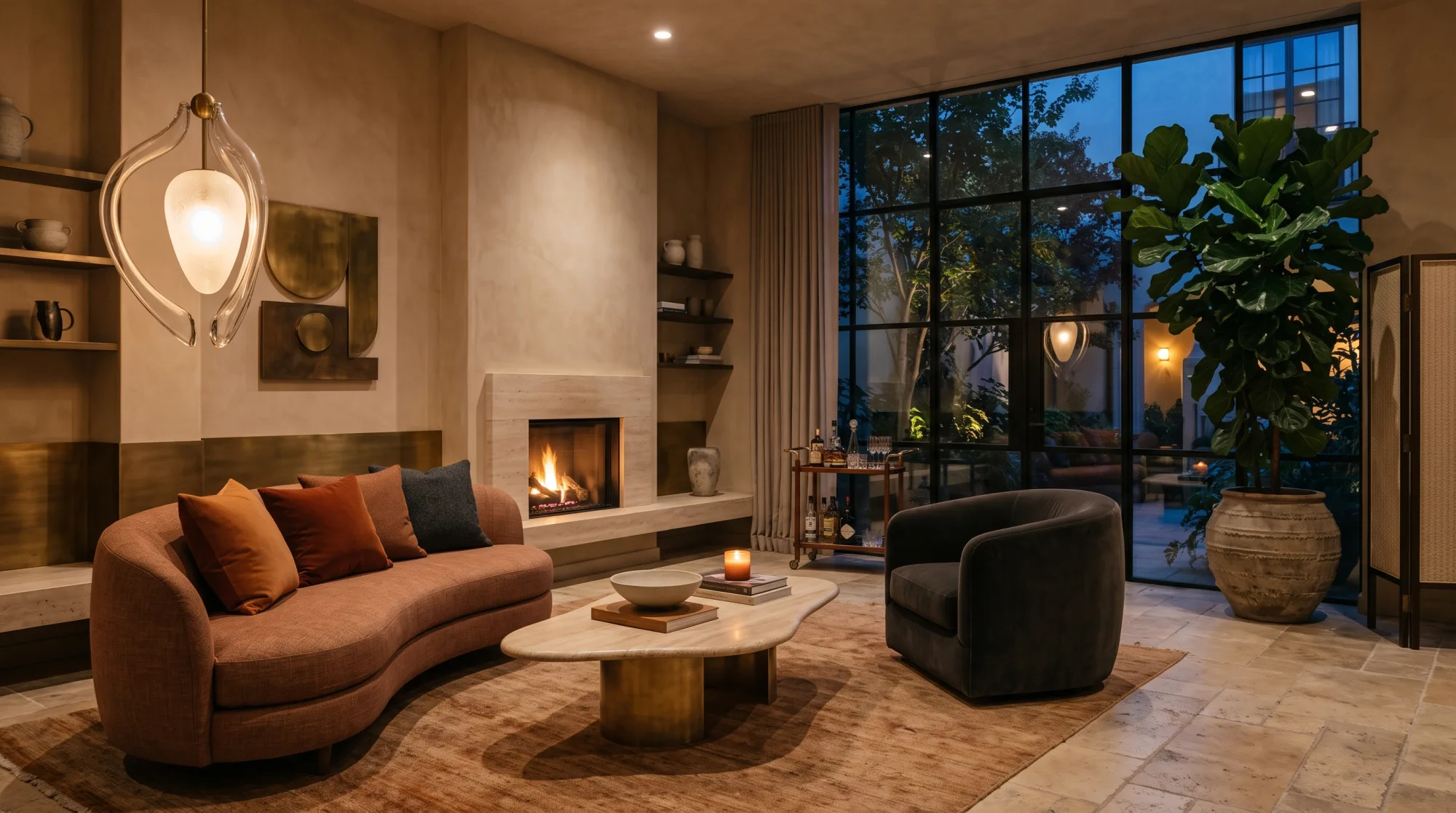 Lobi & Lounge — Bodrum otel projesi